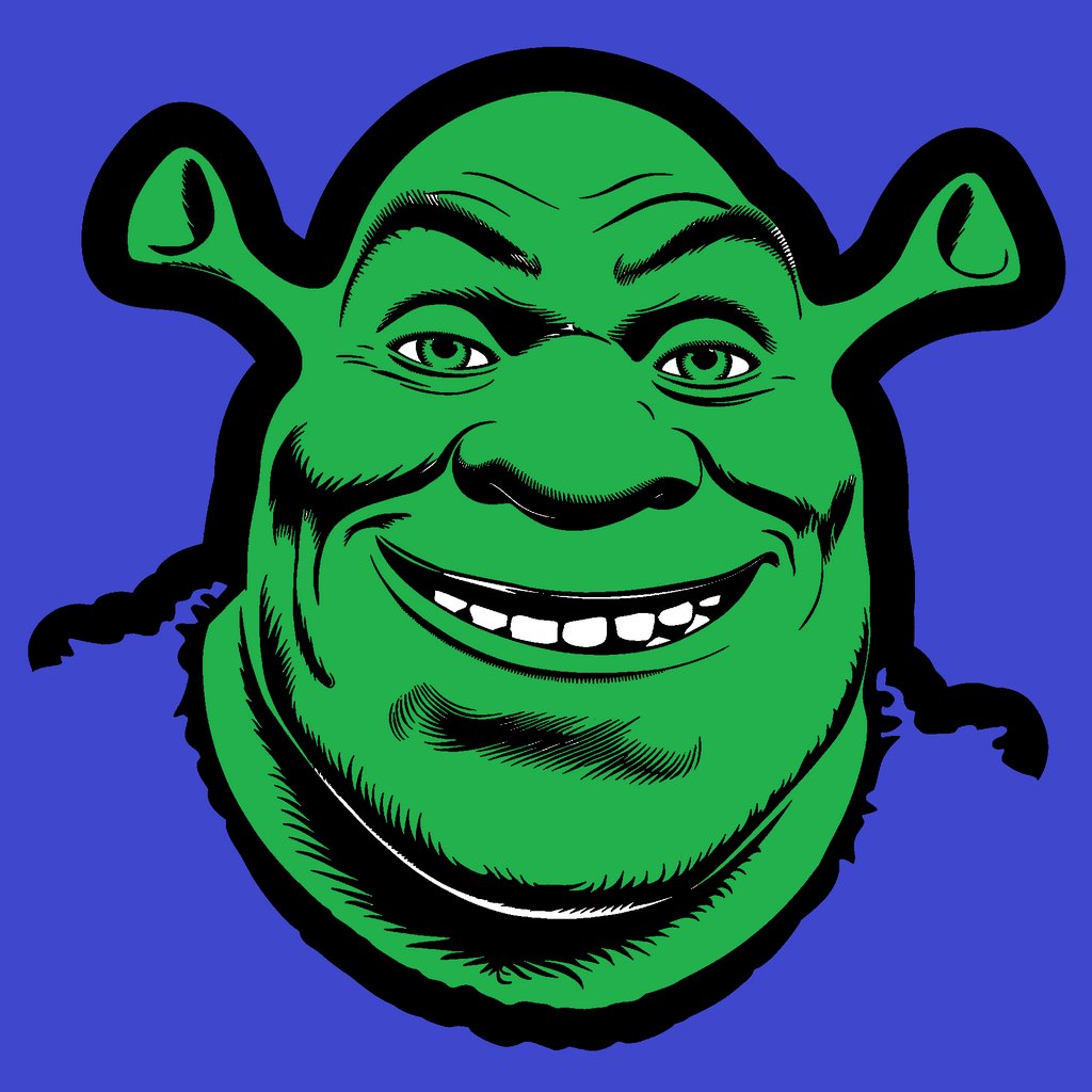 Obrázek, online omalovánka pro malé děti k vybarvení Shrek, Pohádky Obrázek, online omalovánka pro malé děti k vybarvení Shrek, Pohádky